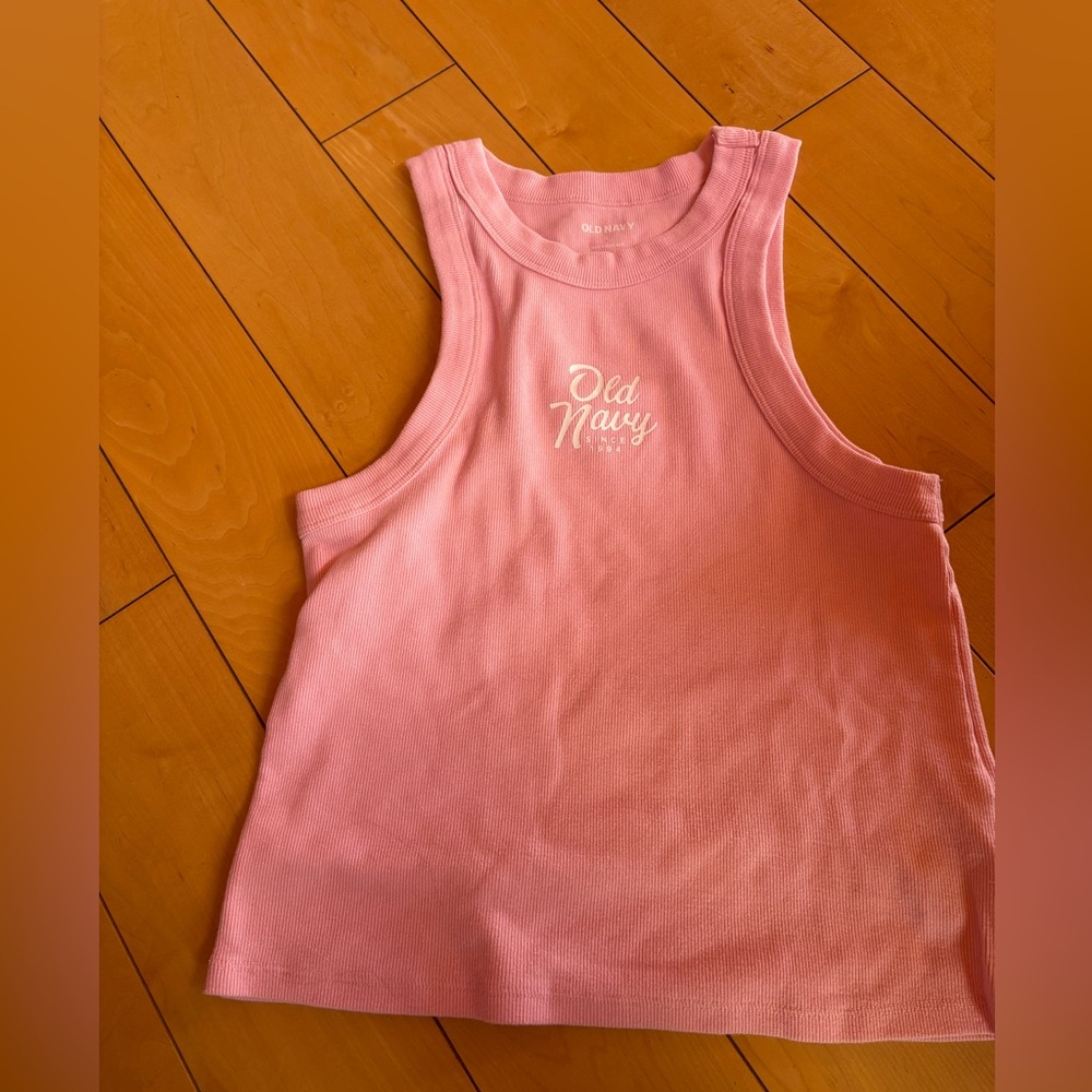 Old Navy Light Pink Ribbed Tank